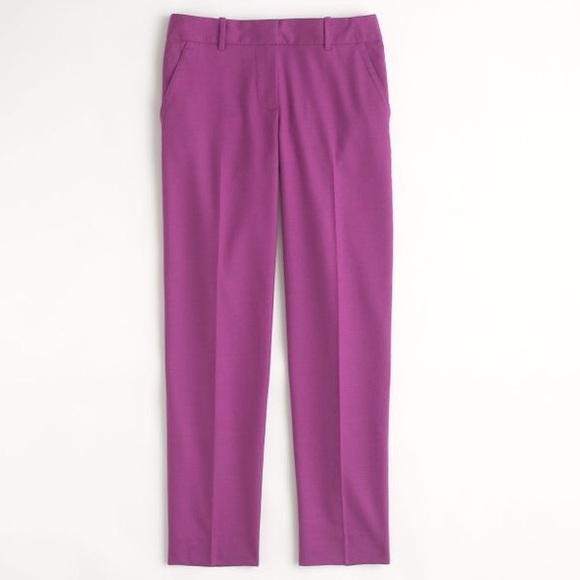 J. Crew Pants - J. Crew Purple Skimmer Crop Pant